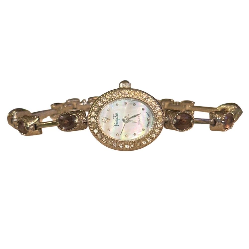 Vintage Vanity Fair Quartz Watch Silver Tone